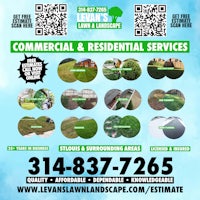 a flyer for commercial and residential services